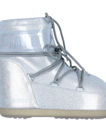 Moon Boot Vinterstøvler Icon Low Glitter Silver