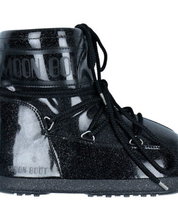 Moon Boot Vinterstøvler Icon Low Glitter Sort