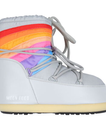 Moon Boot Vinterstøvler Icon Low Rainbow Glacier Grey