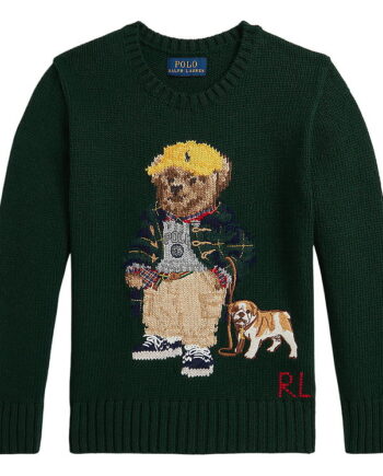 Polo Ralph Lauren Bluse Strik Moss Agate    Bamse
