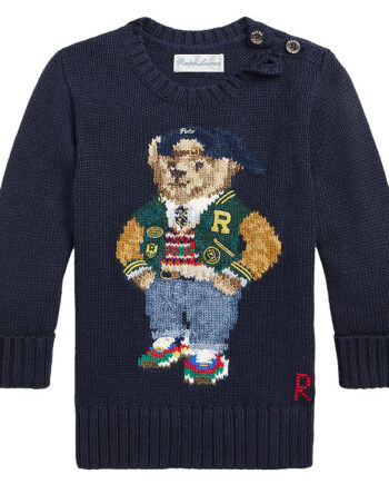 Polo Ralph Lauren Bluse Strik Navy    Bamse