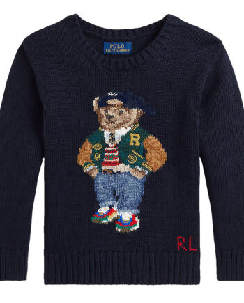 Polo Ralph Lauren Bluse Strik Navy    Bamse