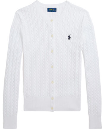 Polo Ralph Lauren Cardigan Strik Hvid