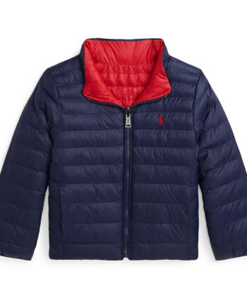 Polo Ralph Lauren Dynejakke Vendbar Navy Rød