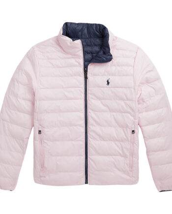 Polo Ralph Lauren Dynejakke Vendbar Pudderrosa Navy