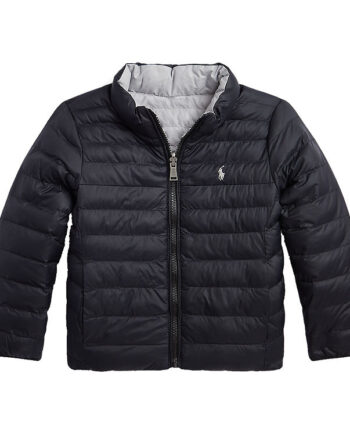 Polo Ralph Lauren Dynejakke Vendbar Sort Grå