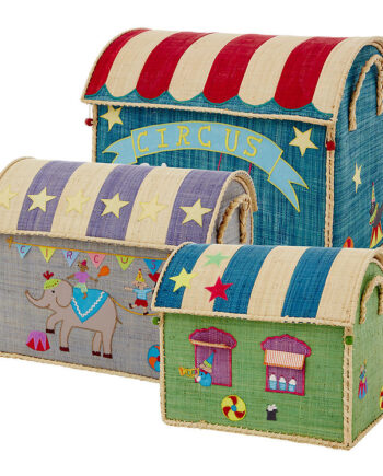 Rice Opbevaringskurve Raffia   Stk  52 45 37 Cm Circus