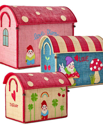 Rice Opbevaringskurve Raffia   Stk  52 45 37 Cm Love The