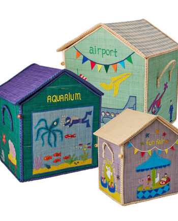 Rice Opbevaringskurve Raffia   Stk  40 36 31 Cm Vacation