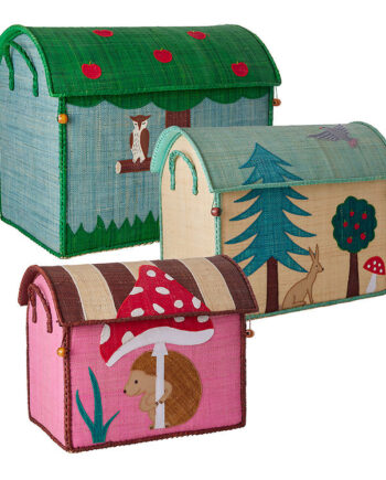 Rice Opbevaringskurve Raffia   Stk  Happy Forest