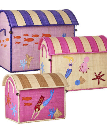 Rice Opbevaringskurve Raffia   Stk  Mermaid