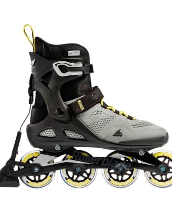 Rollerblade Rulleskøjter Macroblade 80 Abt Silver Neon Yel