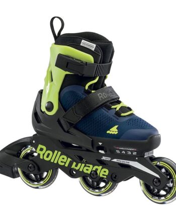 Rollerblade Rulleskøjter Microblade 3wd Blue Lime In