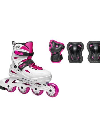 Rollerblade Rulleskøjtesæt Fury Combo Hvid Pink Inliner