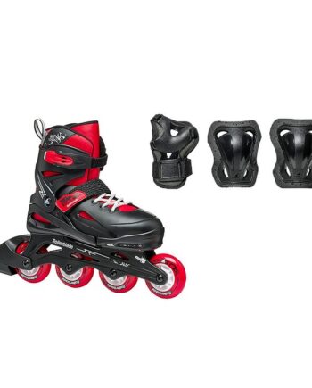 Rollerblade Rulleskøjtesæt Fury Combo Sort Rød Inliner