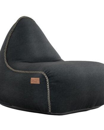 Sackit Sækkestol Canvas Lounge Chair 96x80x70 Cm Sort
