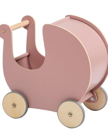 Sebra Dukkevogn Træ Blossom Pink