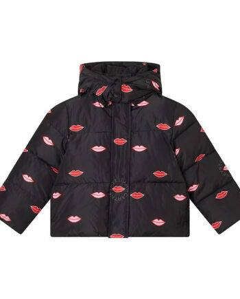 Stella Mccartney Kids Dynejakke Sort    Læber