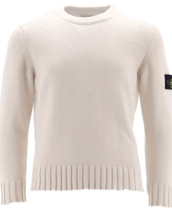 Stone Island Bluse Uld Natural White