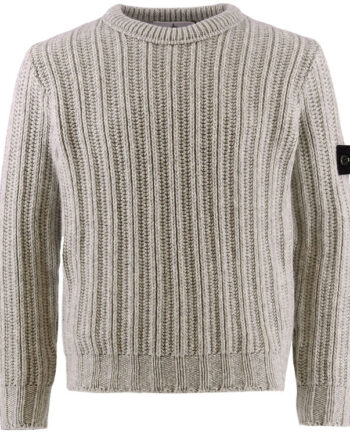 Stone Island Bluse Uld Viskose Gråmeleret