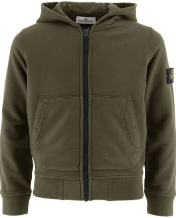 Stone Island Cardigan Military Green    Logo