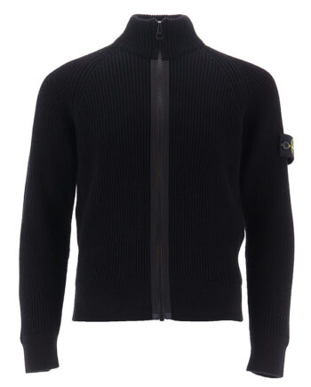 Stone Island Cardigan Uld Sort