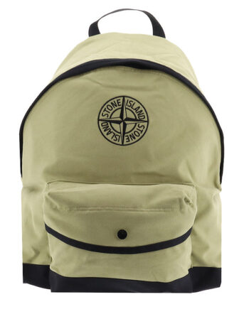 Stone Island Rygsæk Grøn Sort    Logo