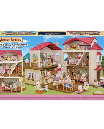 Sylvanian Families Red Roof Country Home Secret At  5708