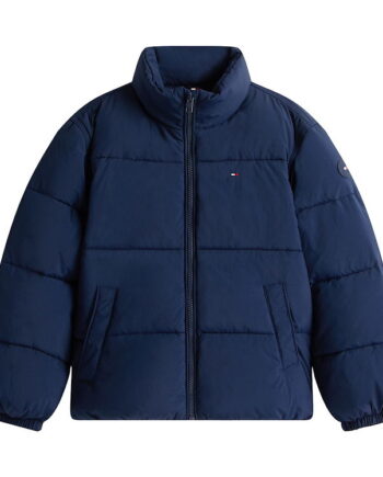 Tommy Hilfiger Dynejakke Dark Night Navy    Logo