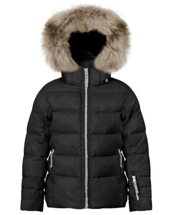 Ver De Terre Dunjakke    Pels Sort