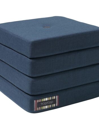 By Klipklap Foldemadras   Fold 100x100 Cm Dark Blue Black