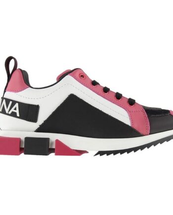 Dolce   Gabbana Sneakers Lilium Hvid    Sort Mørk Pink