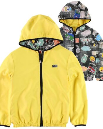 Fendi Kids Jakke Vendbar Gul Sort    Print