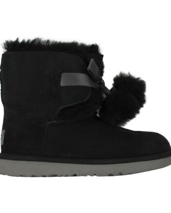 Ugg Bamsestøvler Gita Sort    Pom Poms