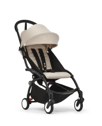 Yoyoâ  Klapvogn Bonpoint Beige På Sort Stel