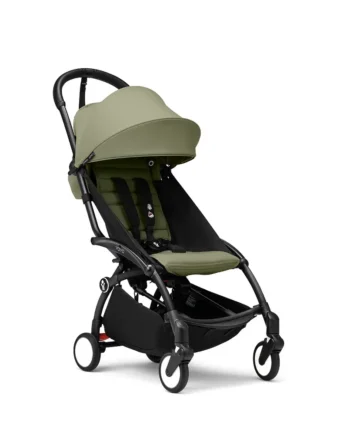 Yoyoâ  Klapvogn Olive På Sort Stel