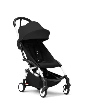 Yoyoâ  Klapvogn Sort På Hvidt Stel