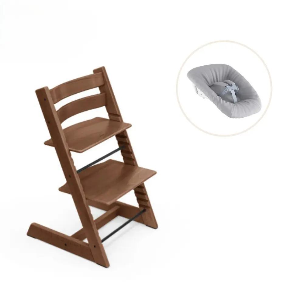 Tripp Trapp Højstol Bøg Inkl Newborn Sæt Warm Brown
