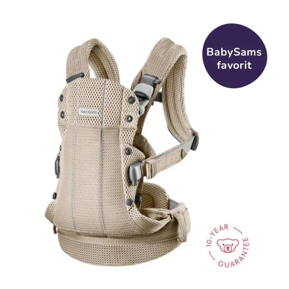 Babybjörn Bæresele Harmony  3d Mesh Grå Beige