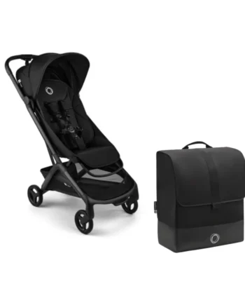 Bugaboo Butterfly   Complete Inkl  Transporttaske Black Heritage Black