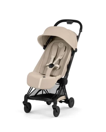 Cybex Coya Klapvogn Matt Black Cozy Beige