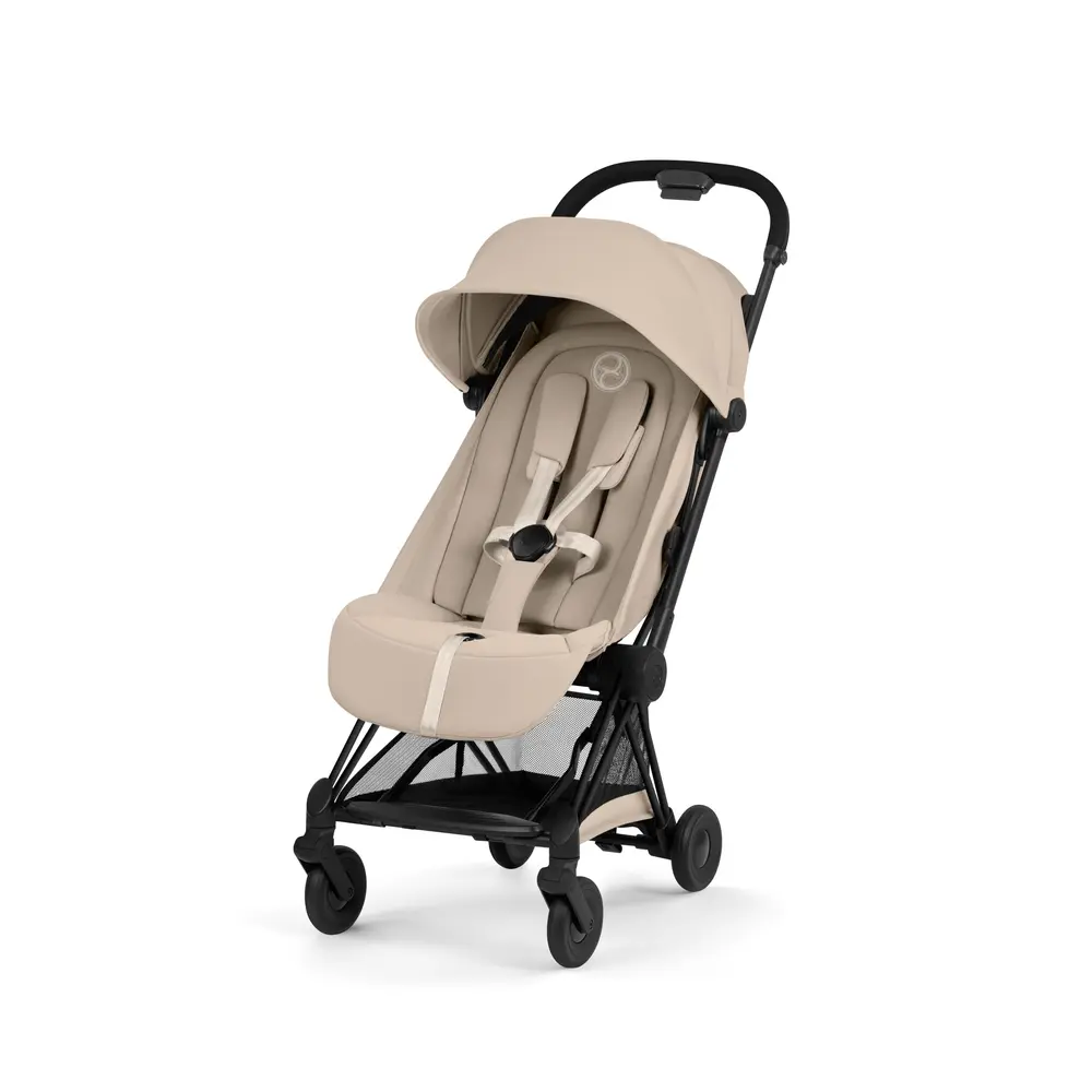 Cybex Coya Klapvogn Matt Black Cozy Beige