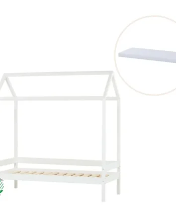 Eco Comfort Husseng Med Madras 70x160 Cm  Hvid
