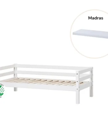 Eco Dream Juniorseng Hvid Med Madras 70x160 Cm  Hvid