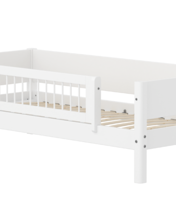 Flexa White Enkeltseng 90x200 Cm    Crossbar Sengehest Hvid