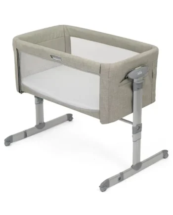 Bedside Crib  Roomie Glide   Almond