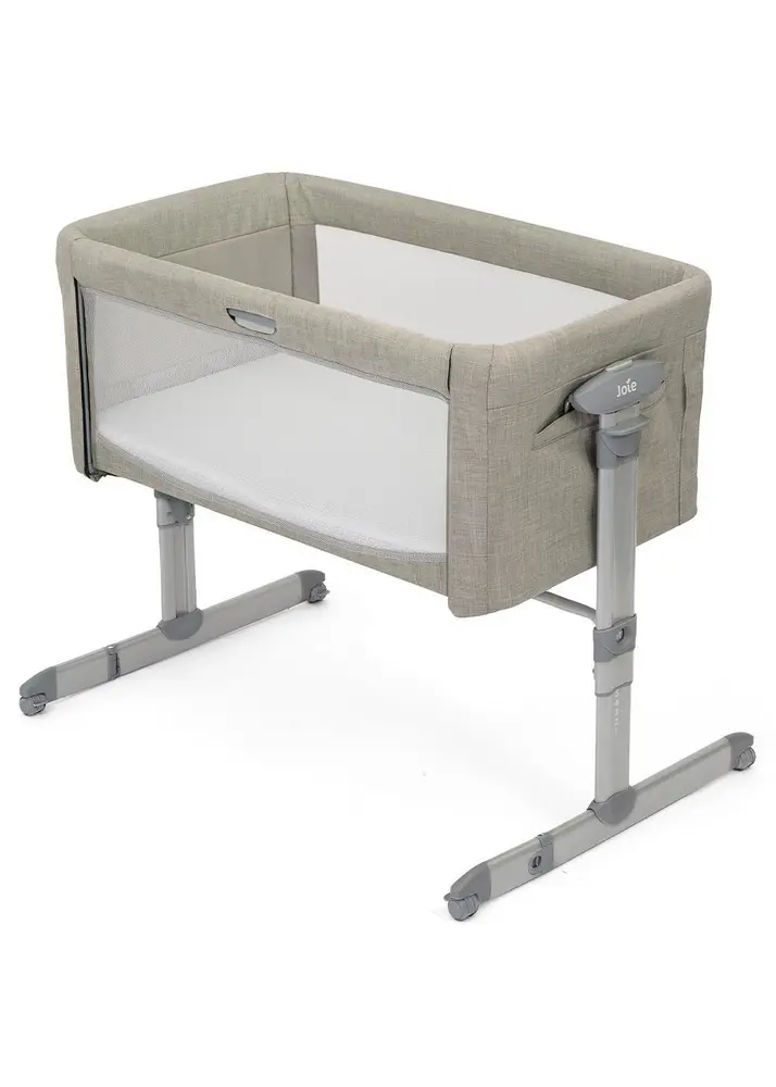 Bedside Crib  Roomie Glide   Almond