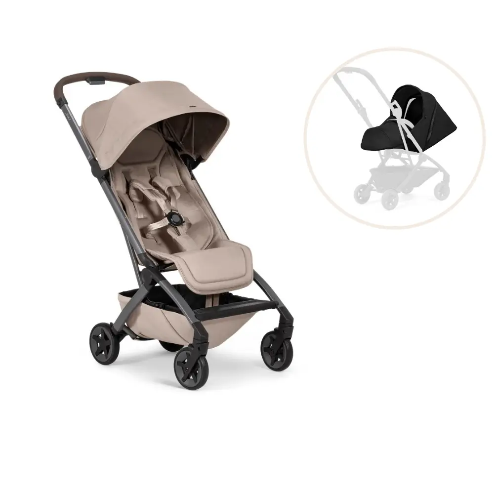 Joolz Aer2 Klapvogn Inkl Nest To Seat Sandy Taupe