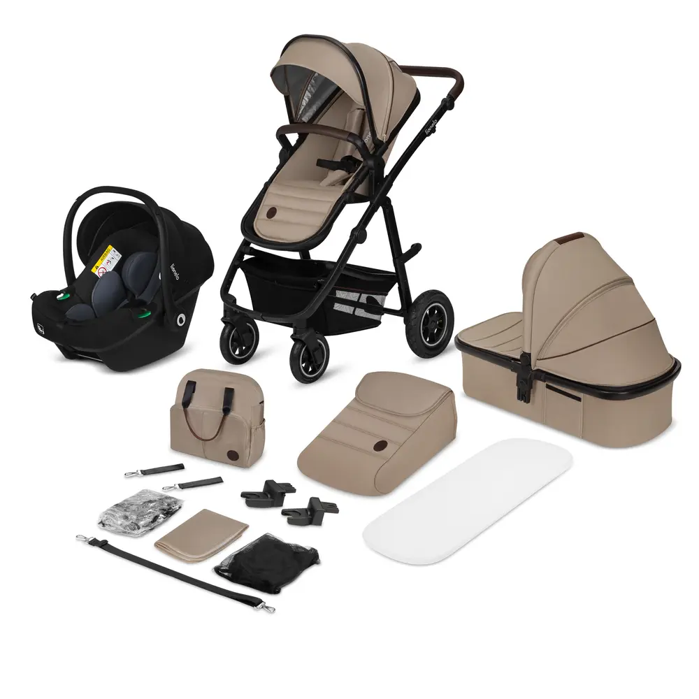 Lionelo Amber 3in1 Kombivogn Beige Sand