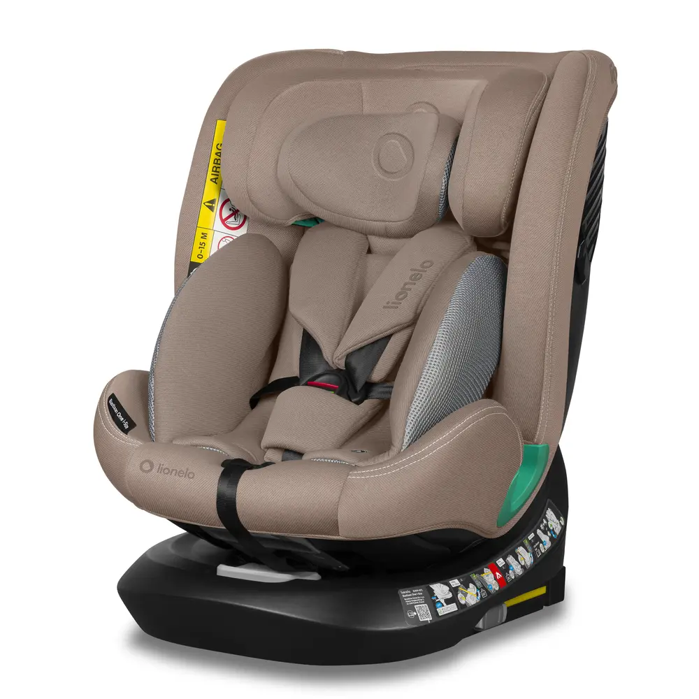 Lionelo Bastiaan One  -size Autostol Beige Sand